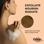 Ghar Soaps Sandalwood & Saffron Magic Soaps For Bath (300 Gms Pack Of 3) | Paraben Free | Chandan & Kesar Bath Soap | Handmade Soaps For Glowing | Skin Brightening Soap For Men & Women