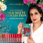 Parul Garg Beauty Ultimate 10-in-1 Mini Silk Matte Liquid Lipstick Set | Multicolor Lipsticks for Indian Skin Tone | Long-Lasting, Transfer-Proof | Perfect for Gifting, Weddings & Special Occasions | Travel Pack of 1