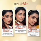 Pparul Garg Beauty Illuminating Drops – Hydrating Glow Serum with Hyaluronic Acid | Lightweight, Non-Greasy | Use as Primer, Highlighter & Glow Booster | Vegan & Cruelty-Free | 15ml